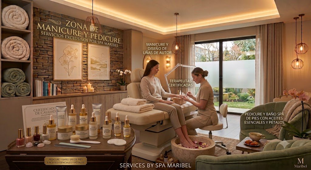 Zona de manicure y pedicure